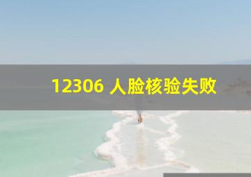 12306 人脸核验失败